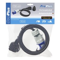 Adapterkabel 150cm 3x2,5mm² von CEE Stecker nach Schuko Steckdose