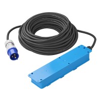 CEE 3-fach Steckdosenleiste 20M 3x 1,5 mm² (2xSchuko + 1x2-USB)