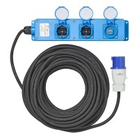 CEE 3-fach Steckdosenleiste 20M 3x 1,5 mm² (2xSchuko + 1x2-USB)