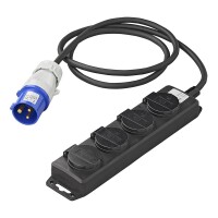 CEE 4-fach Schuko Steckdosenleiste 1,5M
