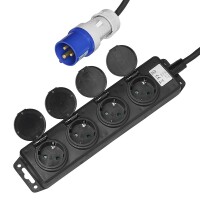 CEE 4-fach Schuko Steckdosenleiste 1,5M