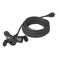 Steckdose Schuko 3-fach 10M 3x 1,5 mm²