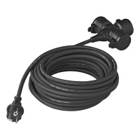 Steckdose Schuko 3-fach 10M 3x 1,5 mm²