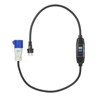 Adapterkabel 150cm 3x 2,5mm² von Schuko nach CEE + Fehlerstromschutzschalter