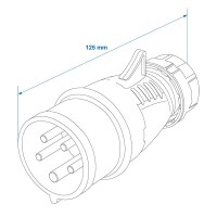 CEE-Stecker 16A 5-polig