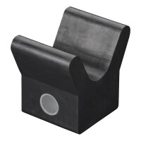Anhänger Boot Marine Bugpuffer schwarz
