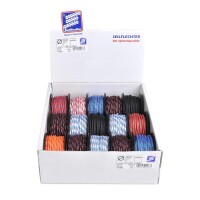 Minicord Novoleen, 3mm, 10m, geflochten, sortiert, 380 daN