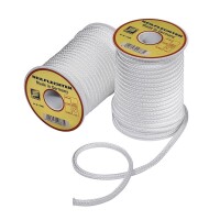 Fibronleine geflochten, 5mm, 20m auf Spule, weiß,...