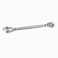 Wantenspanner M6 für Seil, 3mm, A4 RVS AISI 316,...