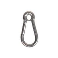 Karabiner 70x7mm Birnenform geschlossen, A4 RVS AISI 316,...