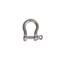 Geschweifte Schäkel 5mm, A4 RVS AISI 316, 1.000 daN