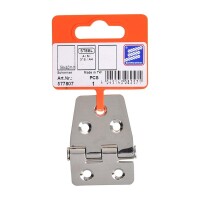 Scharnier 58x40 mm, V4A RVS AISI 316, 5 loch