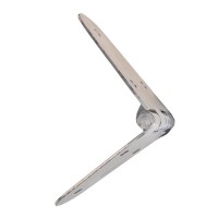 Scharnier 145x72 mm, V4A RVS AISI 316, 6 loch