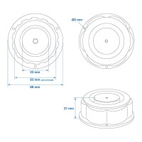 Kanister Verschluss Deckel mit Befestigung für Benzinkanister 20L