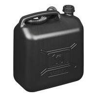Benzinkanister 20L Kunststoff schwarz UN-geprüft