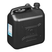 Benzinkanister 20L Kunststoff schwarz UN-geprüft