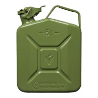 Benzinkanister 5L Metall grün UN- & TüV/GS-geprüft