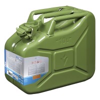 Benzinkanister 10L Metall grün UN- & TüV/GS-geprüft