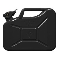 Benzinkanister 10L metall schwarz UN- & TüV/GS-geprüft