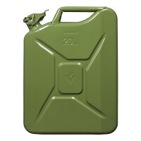 Benzinkanister 20L Metall grün UN- & TüV/GS-geprüft