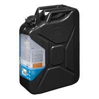 Benzinkanister 20L metall schwarz UN- & TüV/GS-geprüft