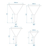 Trichter Set 4-teilig