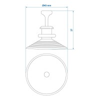 Saugnapf Befestigung für Thermomatten - Set von 4 Stück