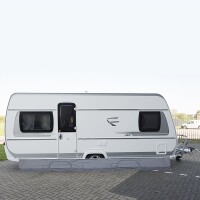 Windblende Windschutz mit Staufächern 50x580cm Wohnwagen Wohnmobil
