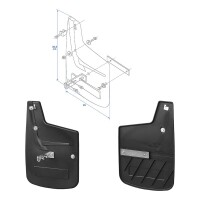 Schmutzfänger Fiat Ducato ab 07-2006 vorne - Set von 2 Stück
