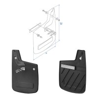 Schmutzfänger Fiat Ducato ab 07-2006 hinten - Set von 2 Stück