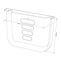 Abfalleimer 6L faltbar für Wohnwagen/Wohnmobil