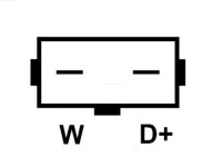 Lichtmaschine 12V 90.0A - VW, Caddy 1.6, Corrado 2.0 i - 0986038380, CA740IR - 0986038380, CA740IR - 0986038380, DA4378