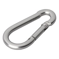 Karabiner Edelstahl 5x50mm 2 Stück im Blister