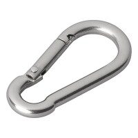 Karabiner Edelstahl 5x50mm 2 Stück im Blister