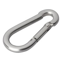 Karabiner Edelstahl 6x60mm 2 Stück im Blister