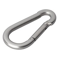 Karabiner Edelstahl 8x80mm 2 Stück im Blister