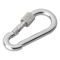 Karabiner Metall 5x50mm mit Schraubverschluss