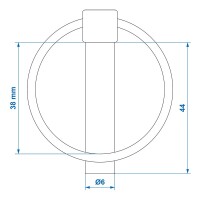 Klappsplint 6mm mit Ring