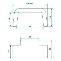Gegenhalter für Exzenterverschluss Tico