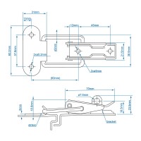 Gegenhalter für Exzenterverschluss 342103