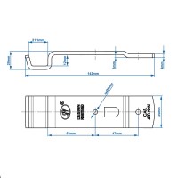 Gegenhalter für Exzenterverschluss SPP Z-02A