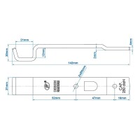 Gegenhalter für Exzenterverschluss SPP Z-05A