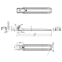 Stellbordscharnier SPP ZW-01.320A