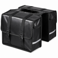 Fahrradtasche Gepäckträger 39x32,5x15cm Wasserdicht Reflektor Streifen 40L