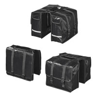 Fahrradtasche Gepäckträger 39x32,5x15cm Wasserdicht Reflektor Streifen 40L