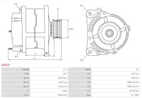 Lichtmaschine Generator Alternator für VW California T4 Camper LT 1990 - 2006