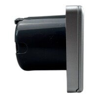 C-Line Steckdose, Klappdeckel, Einbaudose Silber 230V-AC speziell für Wohnwagen Wohnmobil