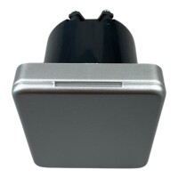 C-Line Steckdose, Klappdeckel, Einbaudose Silber 230V-AC speziell für Wohnwagen Wohnmobil