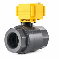 Elektrisches Kugelhahnventil System Kunststoff 40 mm XL mit Panel