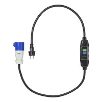 Adapterkabel 150 cm Schuko auf CEE mit integriertem FI-Schalter – Fehlerstromschutz IP44/IP55 für Camping & Wohnmobil